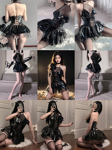 Sexy Lingerie Women Transparent Eroticism Casual Sexual Nightdress Babydoll Silk Dress Teddy Erotic Underwear Exotic Sleepwear
