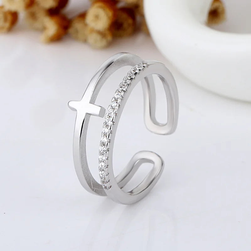 Vintage Daisy Flower Rings For Women Korean Style Adjustable Opening Finger Ring Bride Wedding Engagement Statement Jewelry Gif