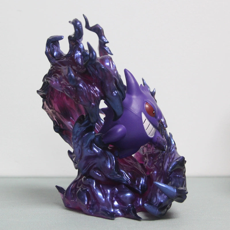 Pokemon Gengar Anime Figure Sun Snorlax Ghost Claw Action Figurine 18cm Pvc Statue Model Desk Decoration Collection Toy Kid Gift