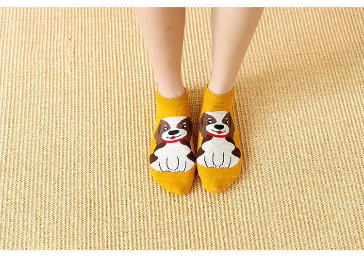 5 Pairs Lolita Japanese Woman Cute White Short Socks Set Girl Spring Summer Sweet Ruffle Lovely Cotton Socks For Women