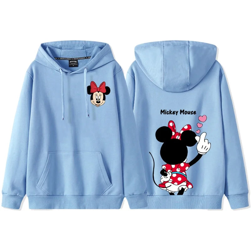 Anime Cartoon Disney Donald Duck Daisy Duck Couple Hooded Hoodie Women's Autumn/Winter Coat hoodie sweatshirt anime hoodie