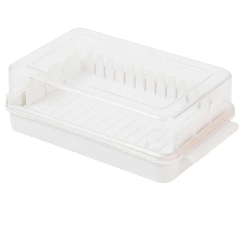 1/2PCS Butter Cutter Box Cheese Butter Storage Box with Lid Butter Dish Stick Butter Container for Refrigerator Kitchen Gadgets