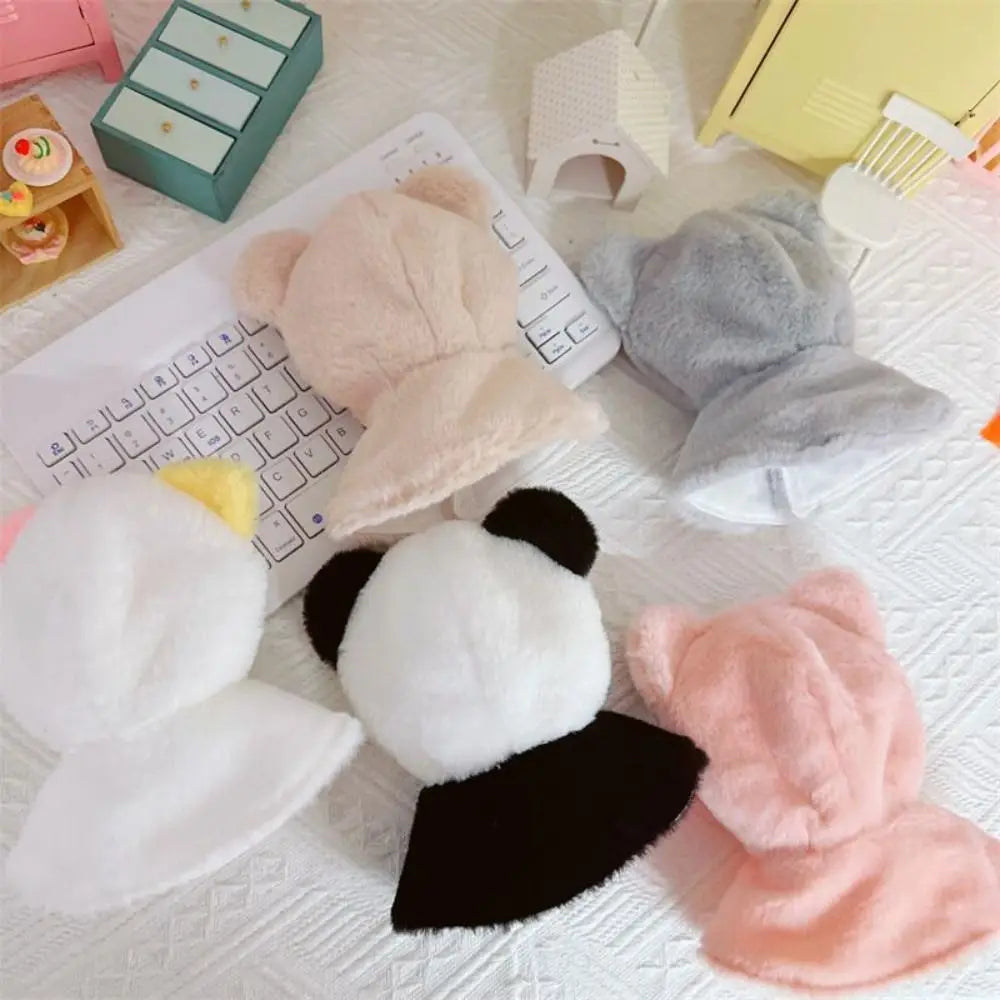 10CM Doll Plush Cloak Gift Toys Accessories Cotton Stuffed Dolls Doll Clothes Plush Outfit Replaceable Cartoon Animal Shawl