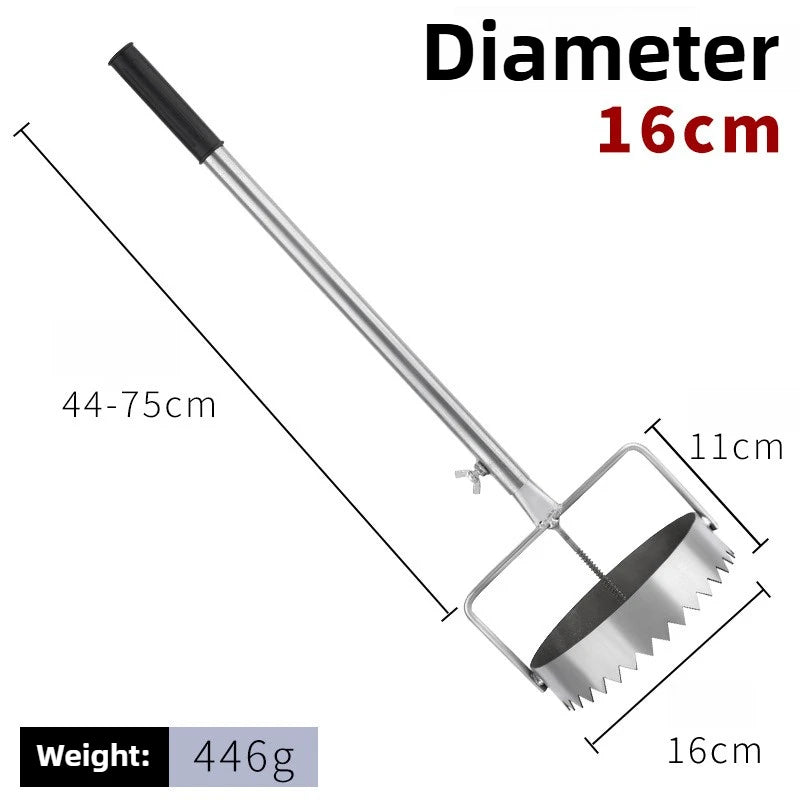 Durable Metal Film Puncher Vegetable Planting and Transplanting Agricultural Film Breaker Plastic Films Puncture Gardening Tool
