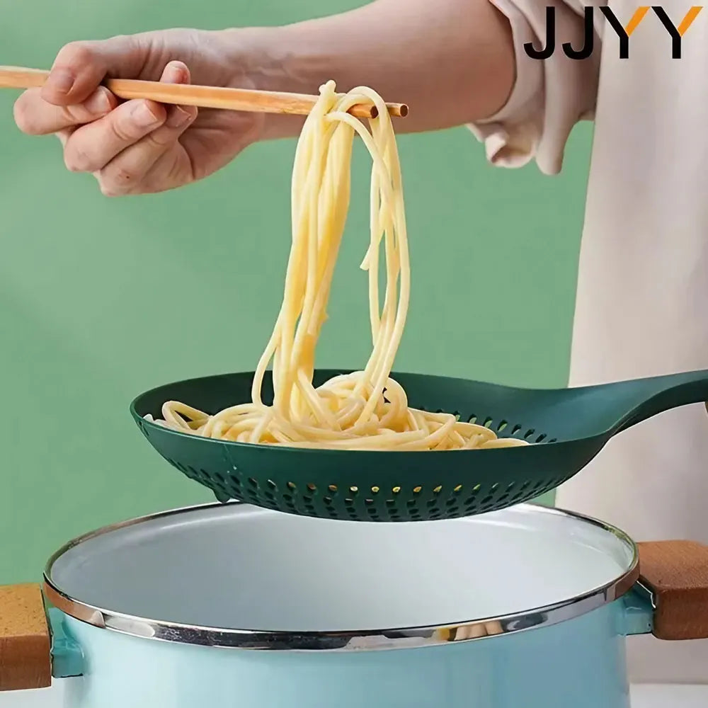 Large Colander Kitchen Large Noodle Spoon Long Handle Spoon High Temperature Non-stick Pan Colanders Strainers Kitchen Utensils