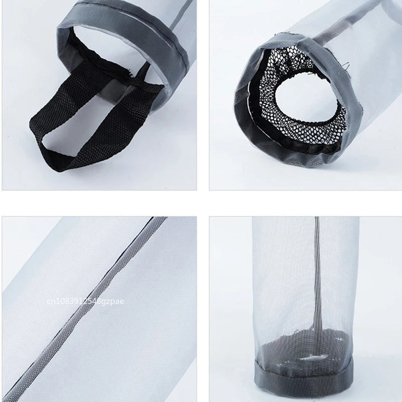 1-5PCS Kitchen Garbage Bag Storage Grocery Bag Holder Wall Mount Plastic Bag Holder Dispenser Hanging Storage Garbage Organizer