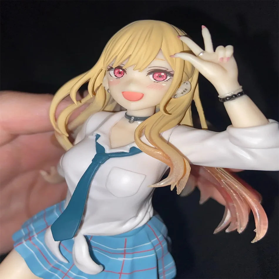 12cm My Dress-Up Darling Anime Figure Black Maid Outfit Kitagawa Marin Action Figure Shizuku Kuroe Figurine Collection Model Toy