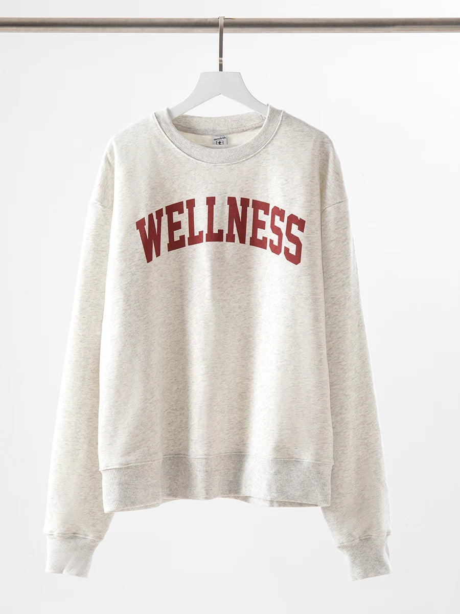 Letter Printed Sport Sweatshirts For Women Loose Casual Long Sleeve Hooded Sweatshirt 2024 New Streetwear Fashion Pullover Tops