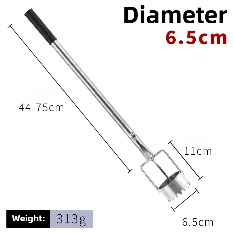 Durable Metal Film Puncher Vegetable Planting and Transplanting Agricultural Film Breaker Plastic Films Puncture Gardening Tool