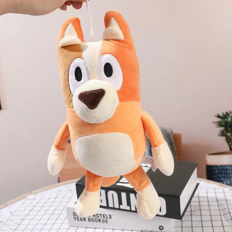 17/28/40cm Bluey & Bingo Family Plush Toys - Cartoon Dog Animals Stuffed Soft Plush Dolls Perfect For Birthday & Christmas Gifts