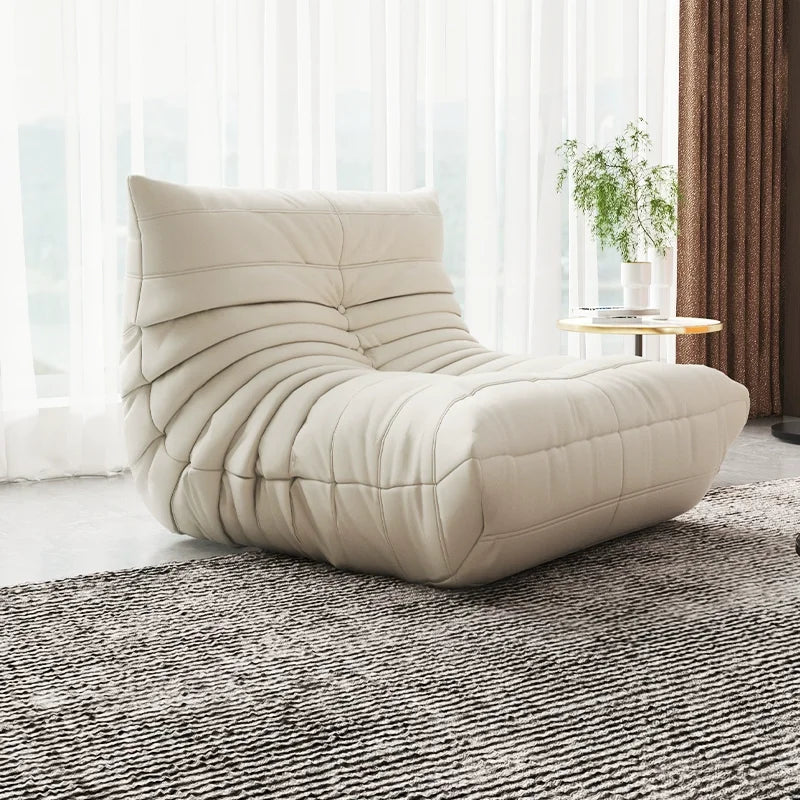 Caterpillar Lazy Sofa Sleepable Balcony Bedside Single Ins Style Clothing Store Beauty Salon Sofa Chair Sofas for Living Room