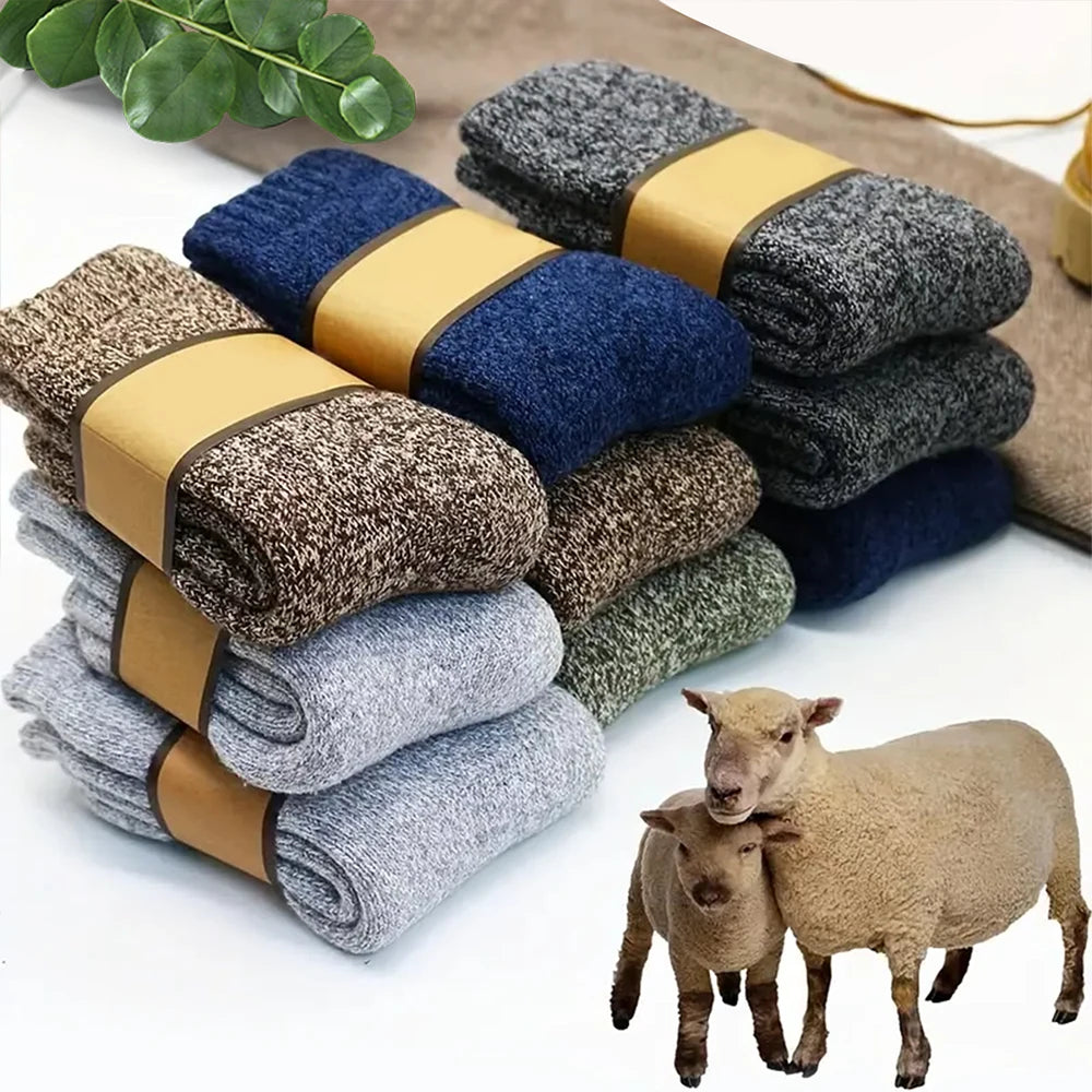 3/5 Pairs Men Solid Color Socks Are Fashionable Simple Versatile Winter Socks Are Soft Comfortable Lightweight Casual In Length