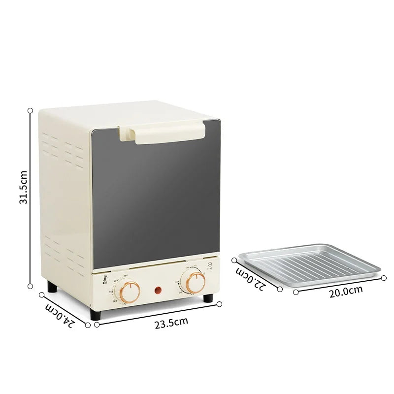 12L Large Capacity Electric Air Fryers Toaster Oven mechanical Household Kitchen 360°Baking Convection Oven Deep Fryer Oil free