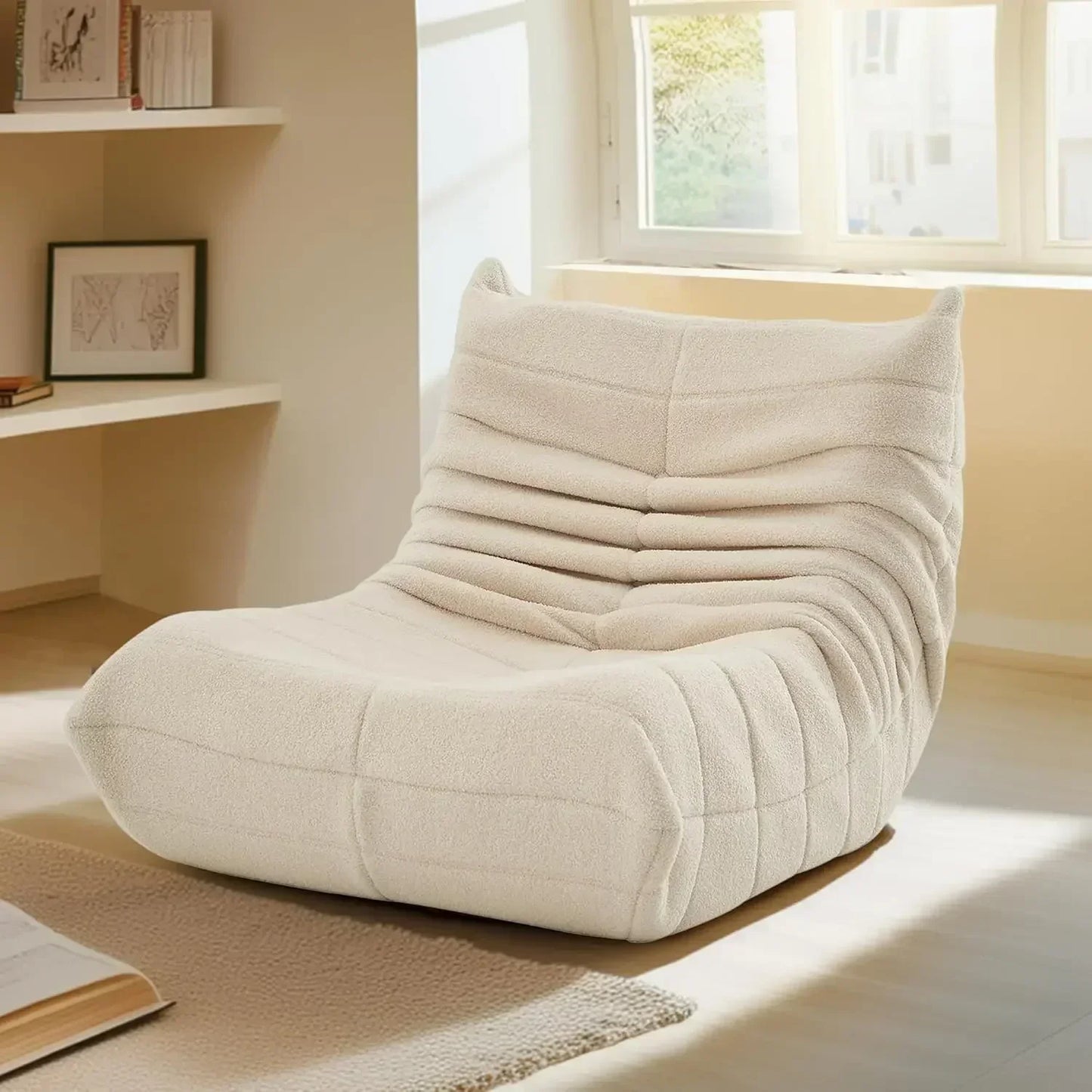 Caterpillar Lazy Sofa Sleepable Balcony Bedside Single Ins Style Clothing Store Beauty Salon Sofa Chair Sofas for Living Room
