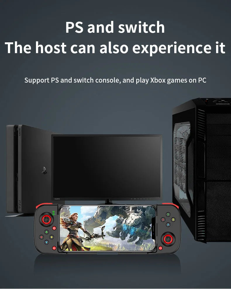 Gamepad Telescopic Joystick D3 For PS4 Phone Stretching Joystick BT 5.0 Wireless Game Controller Apple IOS Android PUBG Switch