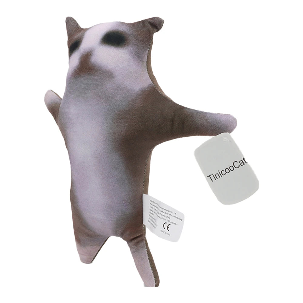 TinicooCat Happy Cat Plush Toy Movie Stuffed Animal Cute Cat Plush Interactive Cat Plush Animal Happy Cat Kids Toy Birthday Gift