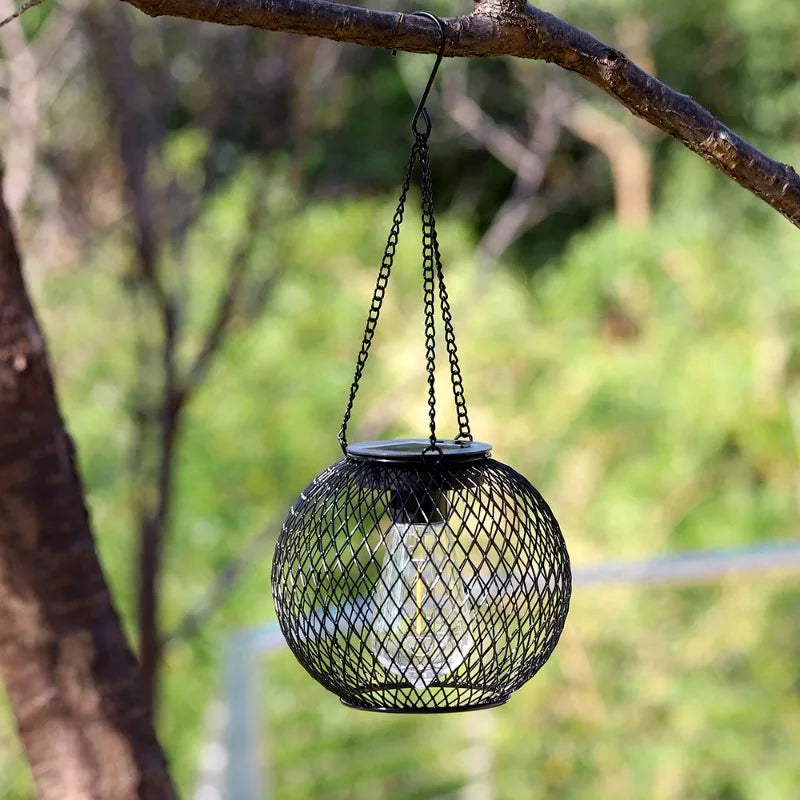 Solar Lantern Outdoor, Solar Lights for Outside Decorative Outdoor Hanging Lights Waterproof Solar Lanterns, yard garden lamp