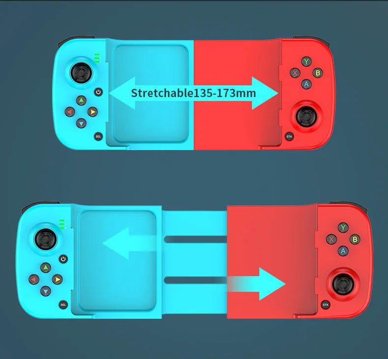 Gamepad Telescopic Joystick D3 For PS4 Phone Stretching Joystick BT 5.0 Wireless Game Controller Apple IOS Android PUBG Switch