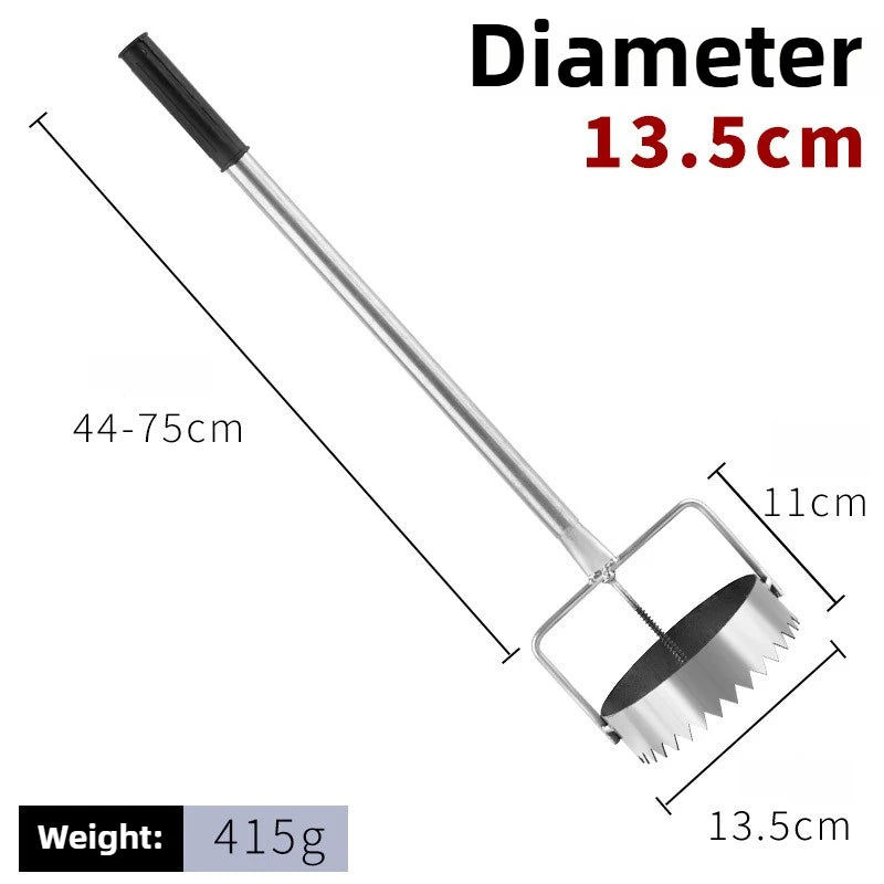 Durable Metal Film Puncher Vegetable Planting and Transplanting Agricultural Film Breaker Plastic Films Puncture Gardening Tool