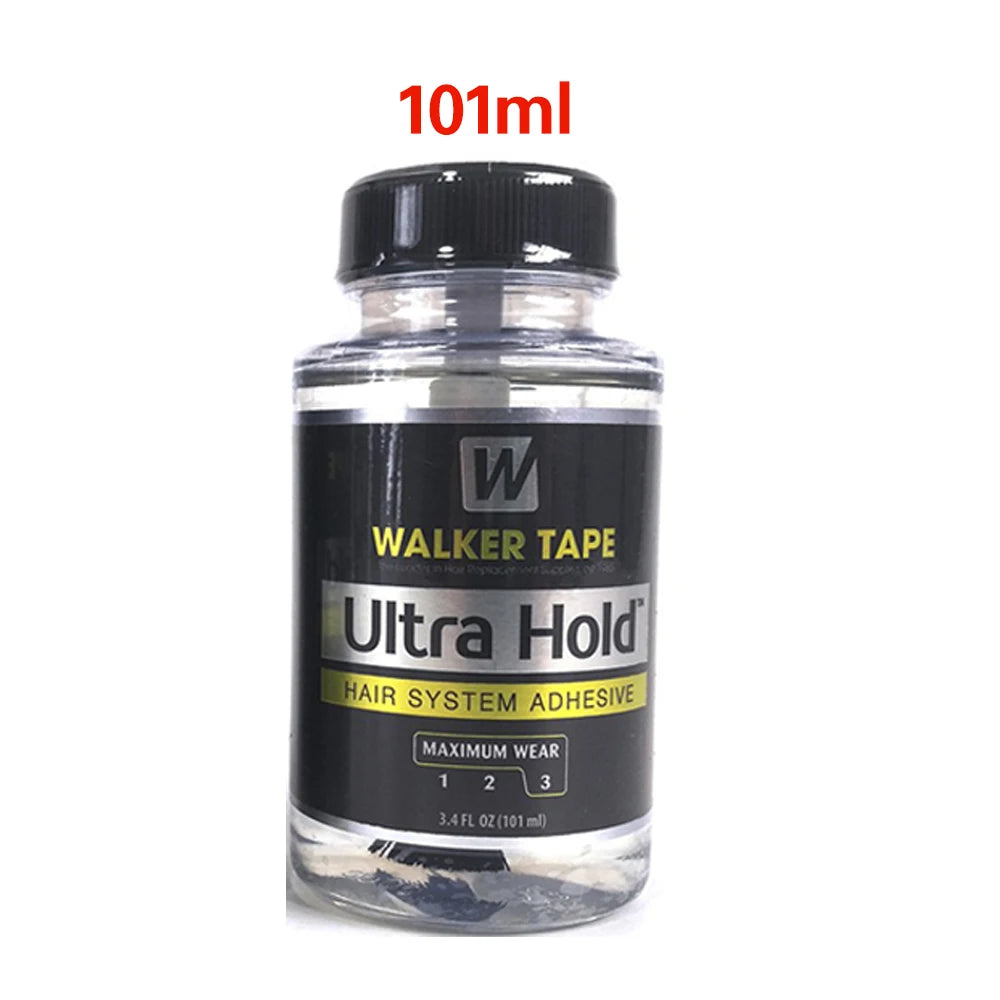 Ultra Hold Brush-on Liquid Bond Hair System Adhesive Silicone Glue For Lace Wig/Toupee/Closure/Beard 3.4/1.4/0.5OZ