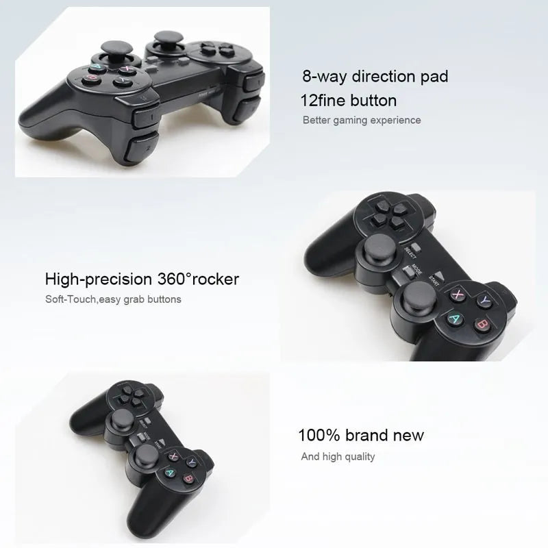 2 PCS 2.4Ghz Wireless Gamepad No Delay Game Controller USB Joystick For PC Android TV Controle for PC BOX GAME BOX