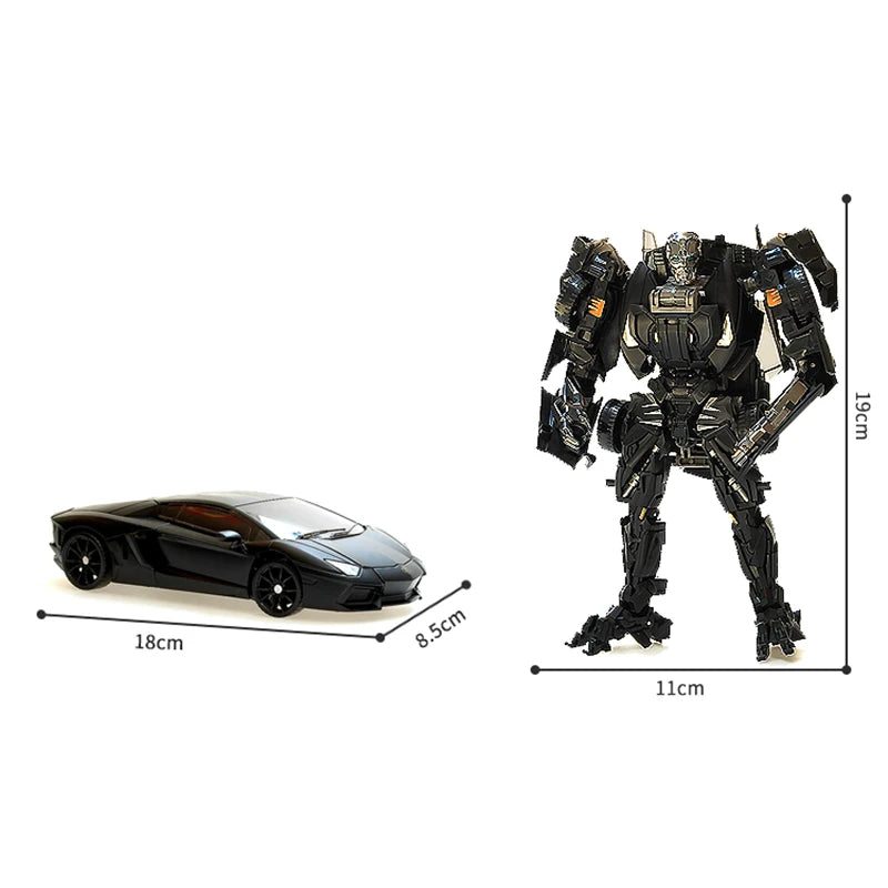 Transformation Robot Toy 4 Dark Lockdown Robot Car Figures Film Version Deformed Car Toy Children's Birthday Gift