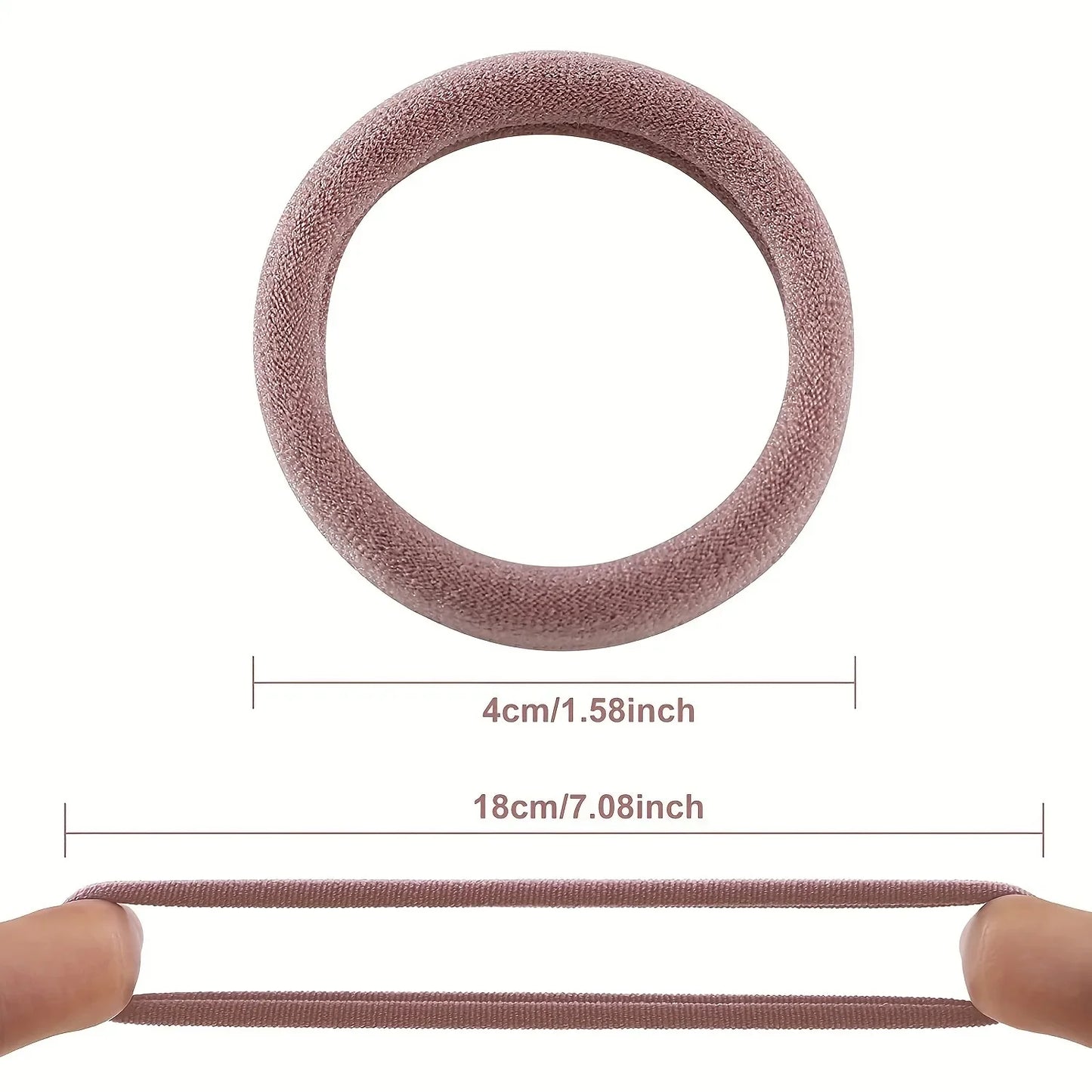 30-150PCS Women Girls Candy Colors Nylon Basic Scrunchie Hair Tie Ponytail Hold Hair Rubber Bands Fashion Hair Accessories