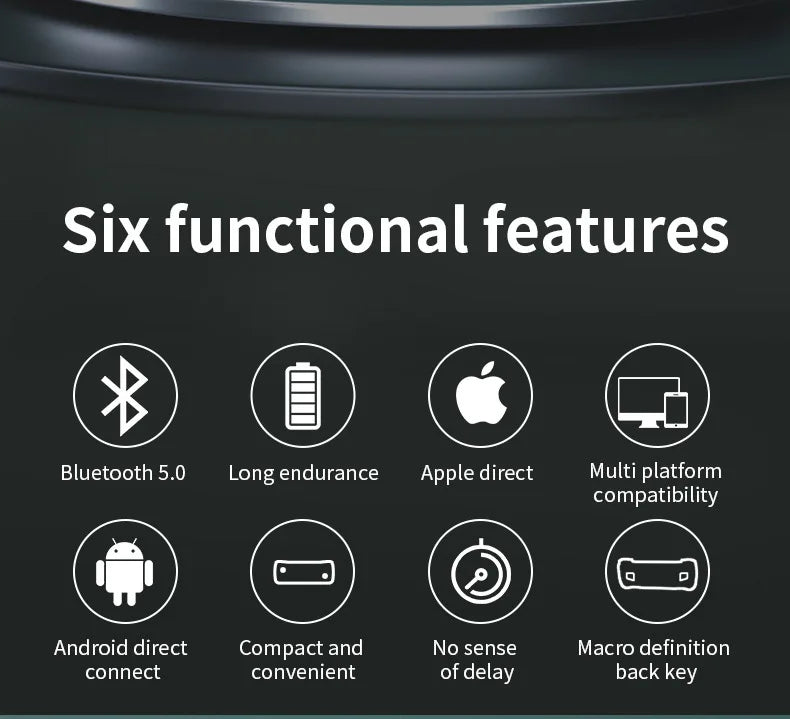 Gamepad Telescopic Joystick D3 For PS4 Phone Stretching Joystick BT 5.0 Wireless Game Controller Apple IOS Android PUBG Switch