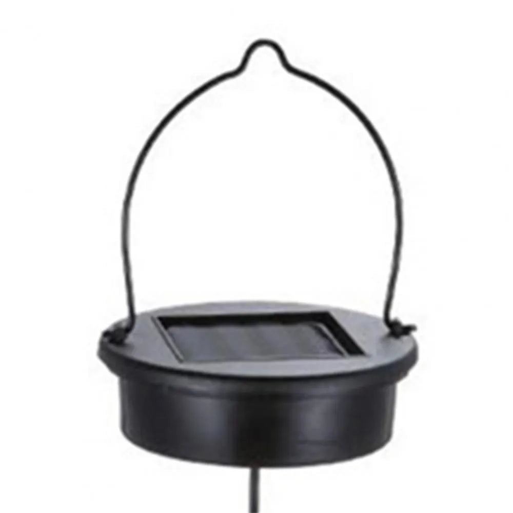 Outdoor Water Drop Shaped Solar Projection Light Waterproof Hollowed-out For Garden Patio Stair Fence Street Landscape Balcony O