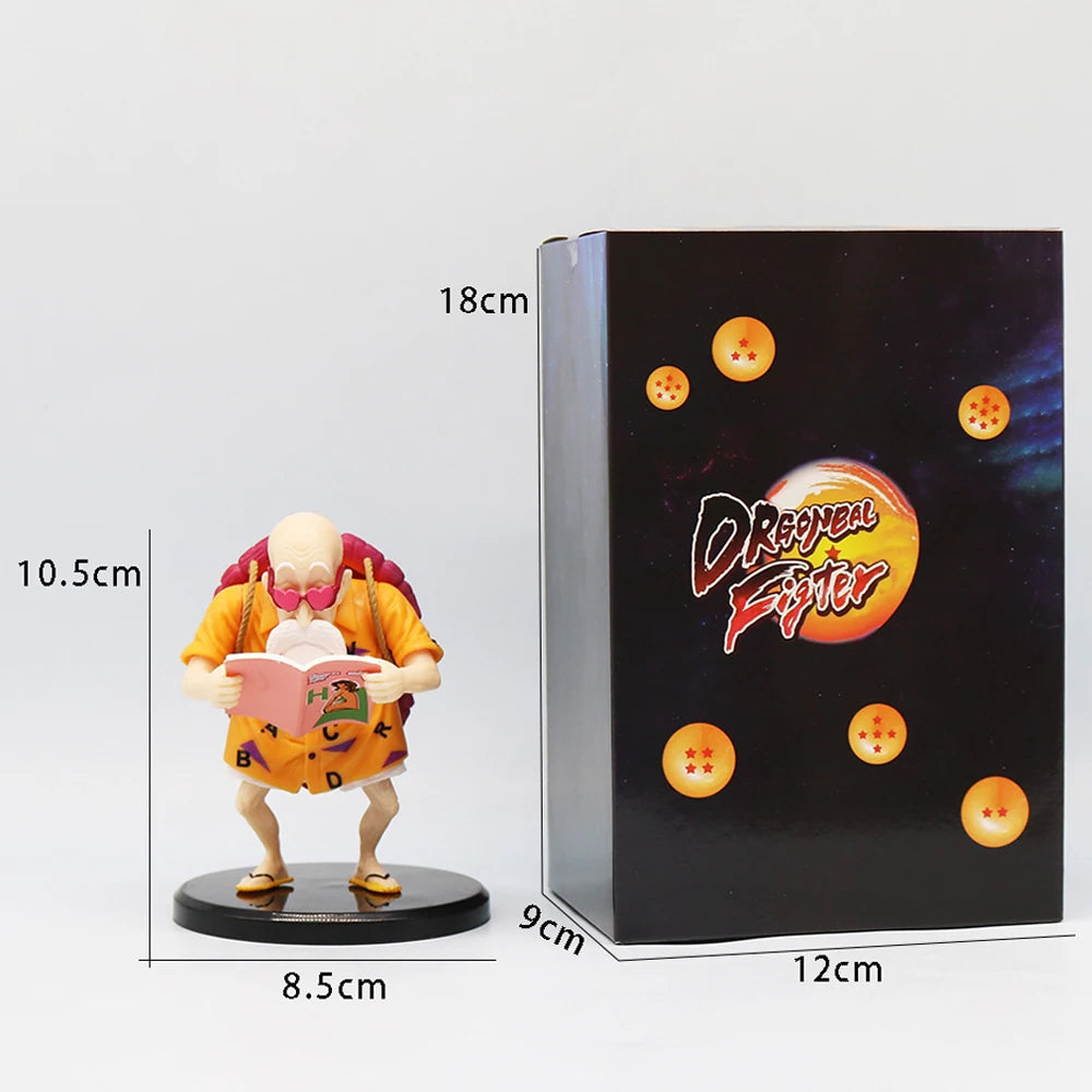 Dragon Ball Z Anime Figure Fashion Style Version Master Roshi Kame Sennin PVC Collection Decoration Action Figurine Toy Kid Gift