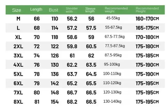 New Camping Jacket Men Windbreak Coat Plus Size 8XL Fashion Casual Waterproof Jacket Male Solid Color Outerwear Big Size