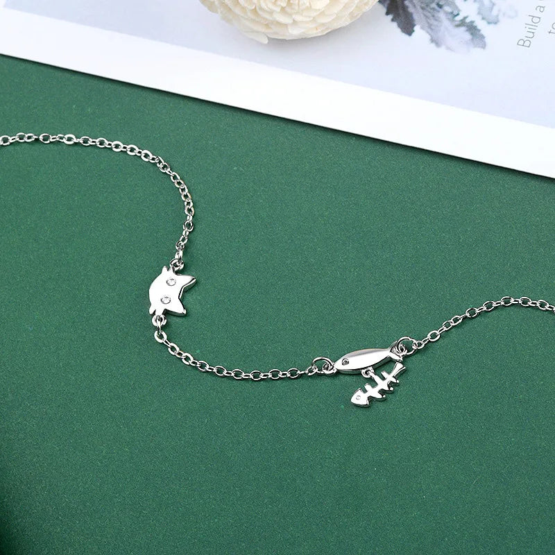 VENTFILLE 925 Sterling Silver Diamond-Studded Butterfly Bracelet Women's Fashion Temperament Flower Adjustable Bracelet
