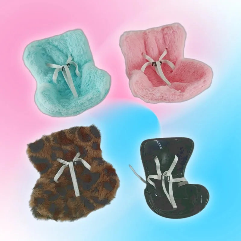 15-17cm Car Doll Seat Labubu Doll Safety Seat Cute Doll Air Outlet Aromatherapy Decoration Car Interior Decoration
