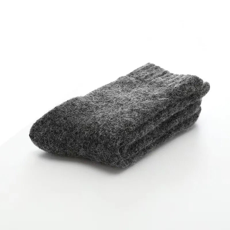 Socks Men Super Thicker Solid Sock Wool Warm Socks Against Cold Snow Russia Winter Warm Funny Happy Male Socks