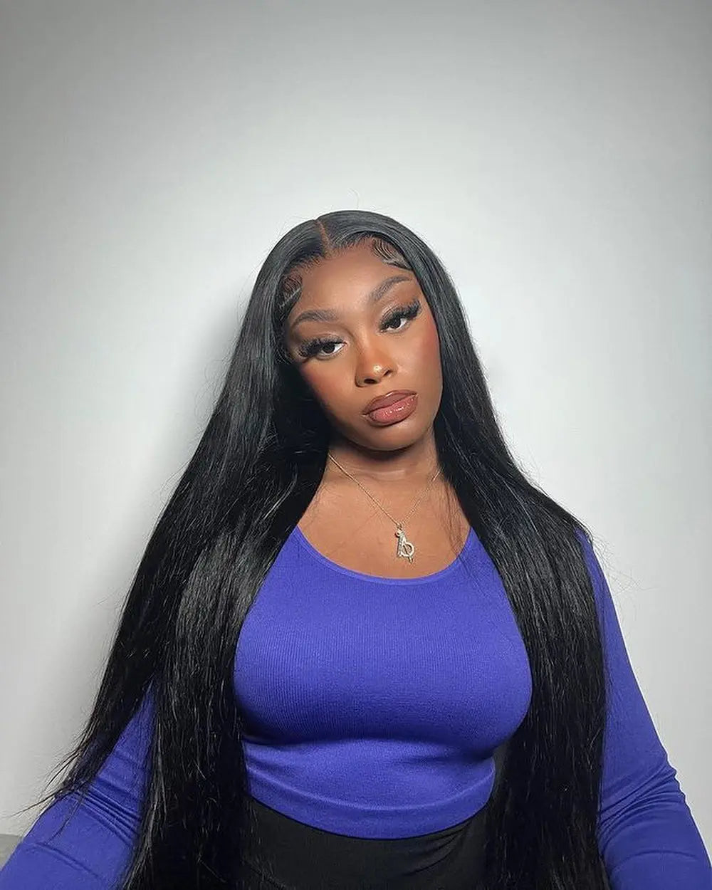 300% High Density 40 46 Inch Bone Straight 13x6 HD Lace Front Wigs Human Hair Brazilian 13x4 360 Full Lace Frontal Wig Pre Pluck