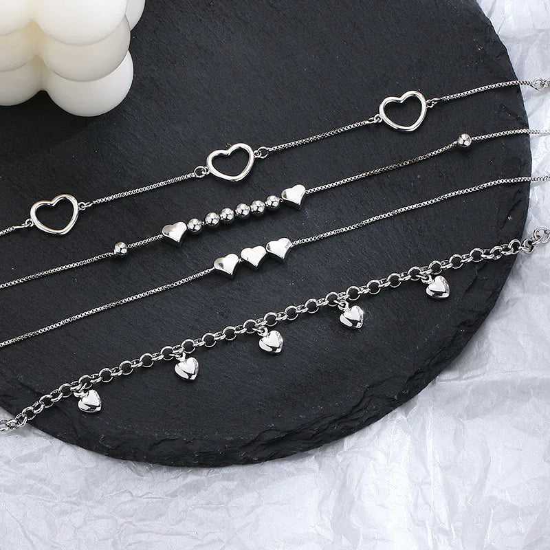 VENTFILLE 925 Sterling Silver Diamond-Studded Butterfly Bracelet Women's Fashion Temperament Flower Adjustable Bracelet