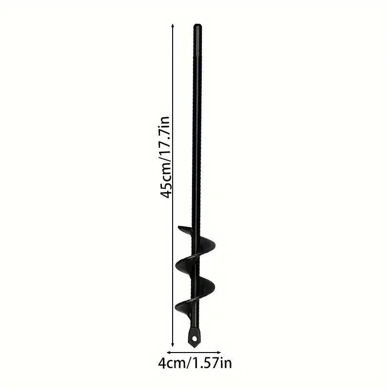 Garden auger bits for planting hexagonal shaft drill bits require no power Solid steel auger for bulb and bedding plant growing