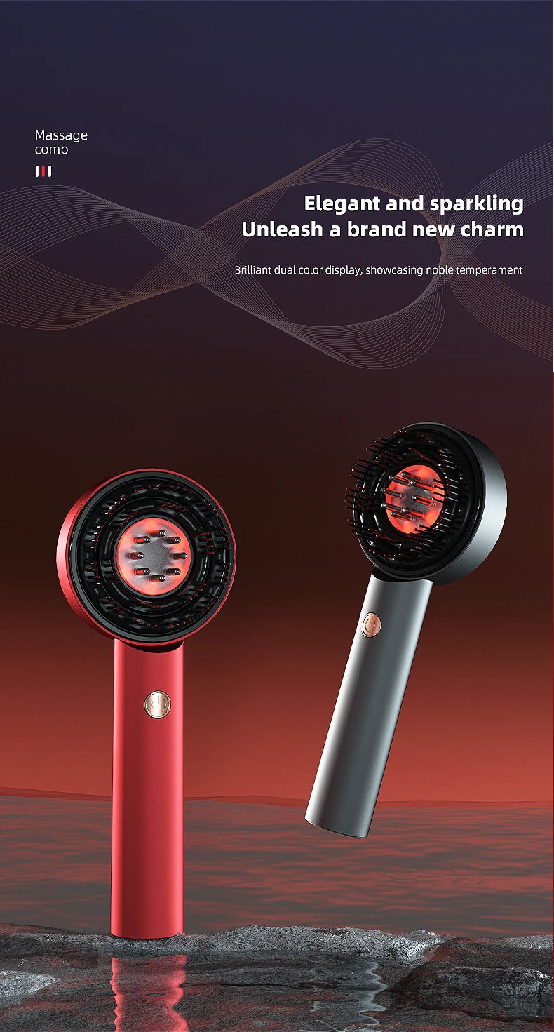 Electric Massage Comb Red light massage comb Scalp Massager for Hair Growth Essence Liquid Nursing Introduced into Scalp