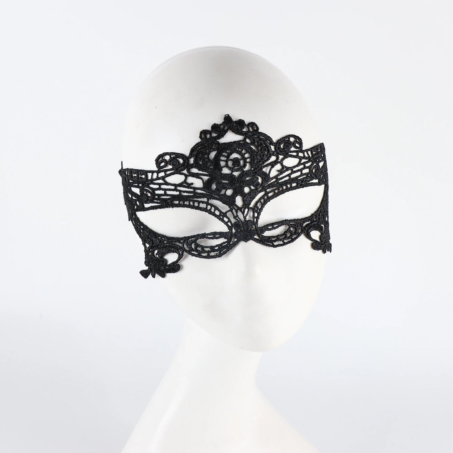 Black Queen Lace Mask Embroidery Appliques Party Costume Carnival Mask Woman Accessories Wedding Mask Halloween Masquerade Mask