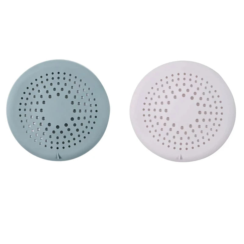 Shower Drain Hair Catcher Drain Cover Bathroom Tub with Suction Cup 5.9 Inches Silicone Sink Strainer Suit for Bathtub,