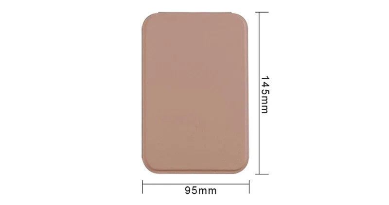 Woman MINI Folding Makeup Mirror High-quality Portable Pocket Makeup Mirror Single-side Creative Women Solid Color Handle Desk