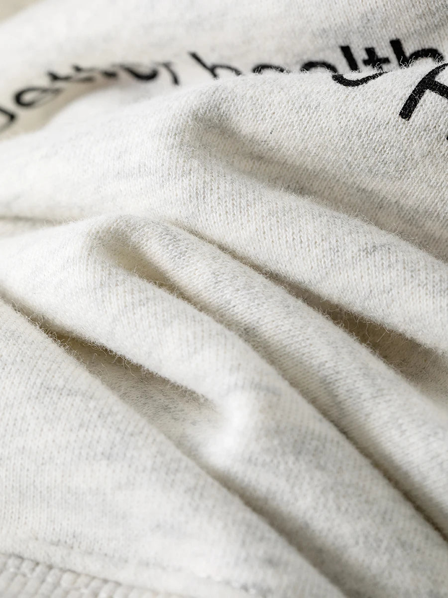Letter Printed Sport Sweatshirts For Women Loose Casual Long Sleeve Hooded Sweatshirt 2024 New Streetwear Fashion Pullover Tops