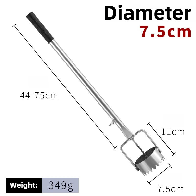 Durable Metal Film Puncher Vegetable Planting and Transplanting Agricultural Film Breaker Plastic Films Puncture Gardening Tool