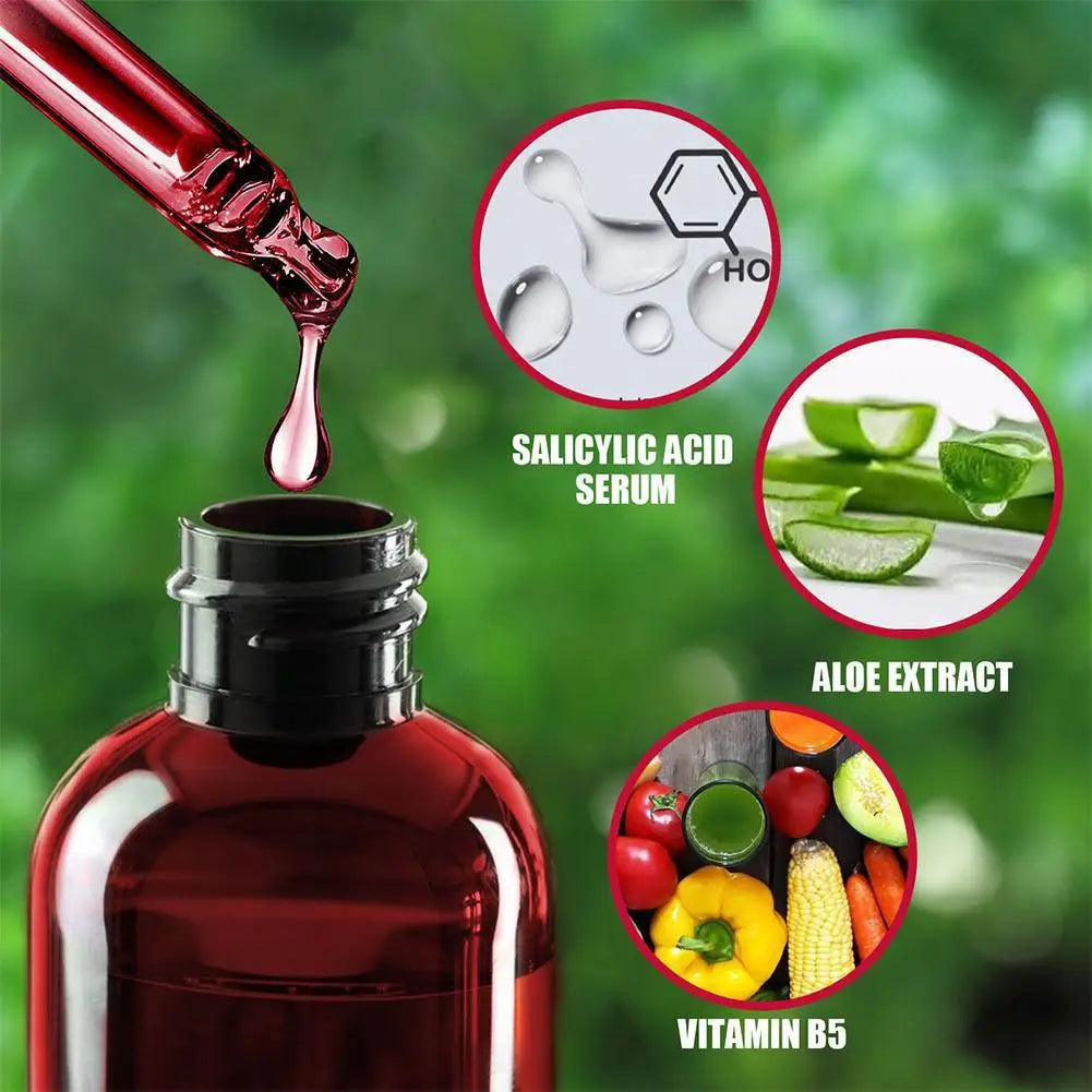 1/2PCS Salicylic Acid Shrink Pores Serum Exfoliating Moisturizing Nourish Smooth Pores Repair Essence For Acne Blackhead & Pores