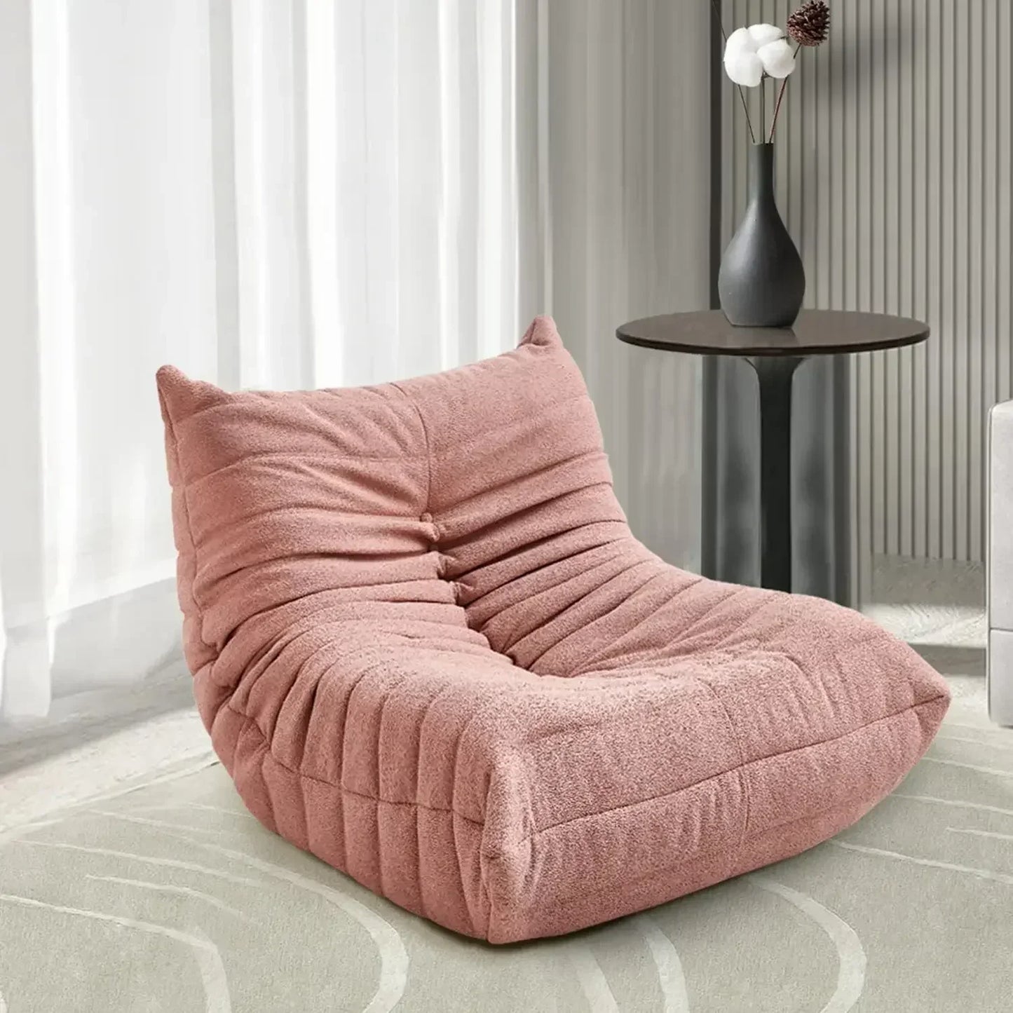 Caterpillar Lazy Sofa Sleepable Balcony Bedside Single Ins Style Clothing Store Beauty Salon Sofa Chair Sofas for Living Room