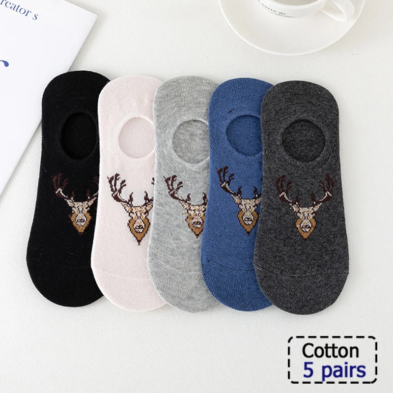 5/10 Pair New Striped Casual Breathable Socks High Quality Harajuku Retro Socks Men/Women Cotton Socks