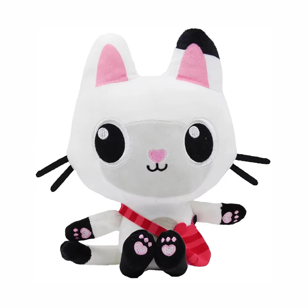 New Gabby Dollhouse Plush Toy Mercat Cartoon Stuffed Animals Smiling Cat Car Cat Hug Gaby Girl Dolls Kids Birthday Gifts