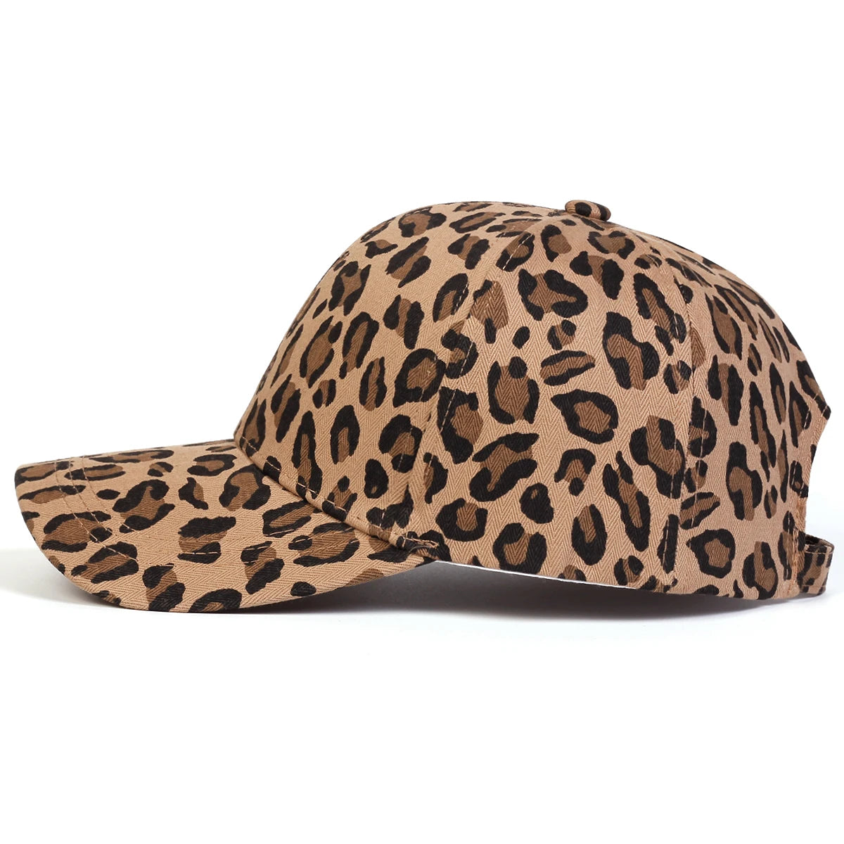 Unisex Leopard Print Baseball Caps Spring Autumn Outdoor Adjustable Casual Hats Sunscreen Hat