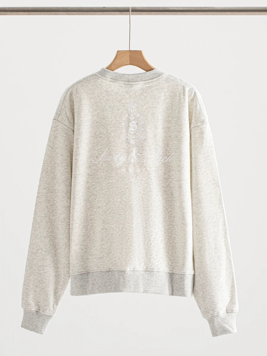 Letter Printed Sport Sweatshirts For Women Loose Casual Long Sleeve Hooded Sweatshirt 2024 New Streetwear Fashion Pullover Tops