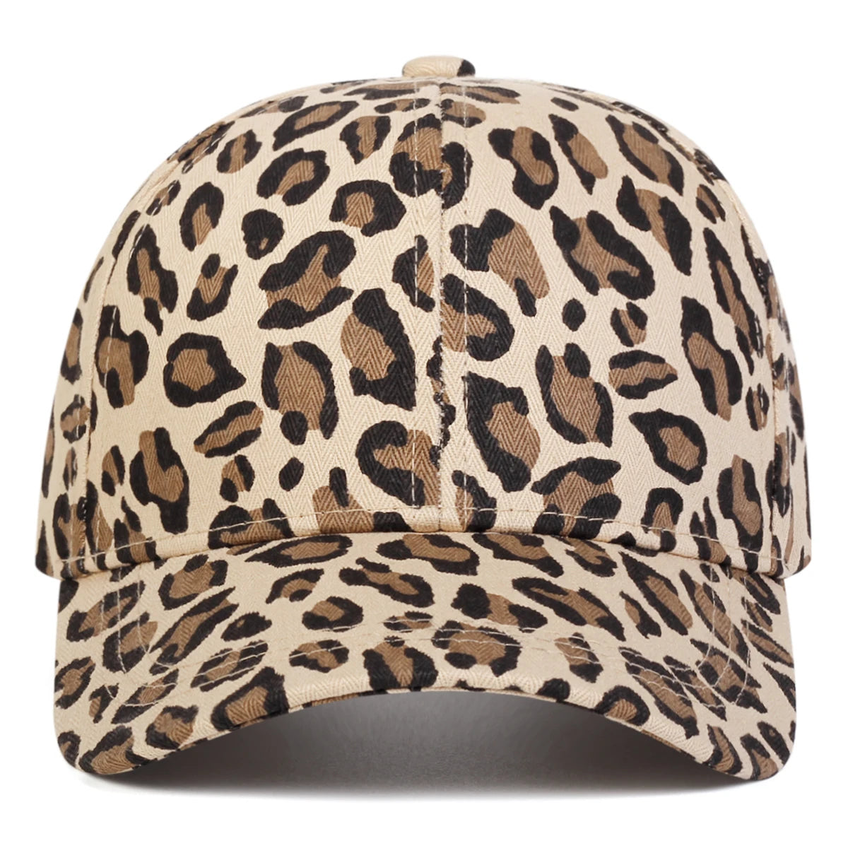 Unisex Leopard Print Baseball Caps Spring Autumn Outdoor Adjustable Casual Hats Sunscreen Hat